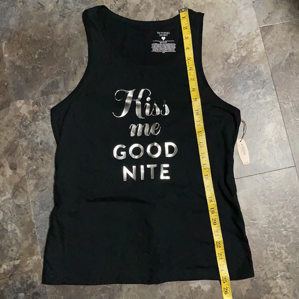 NWT - Victoria Secret - Ladies Black Tee - Picture 6 of 6